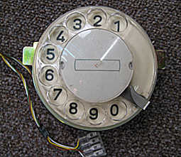 Rckfrageapparat RAp 612, Nummernschalter